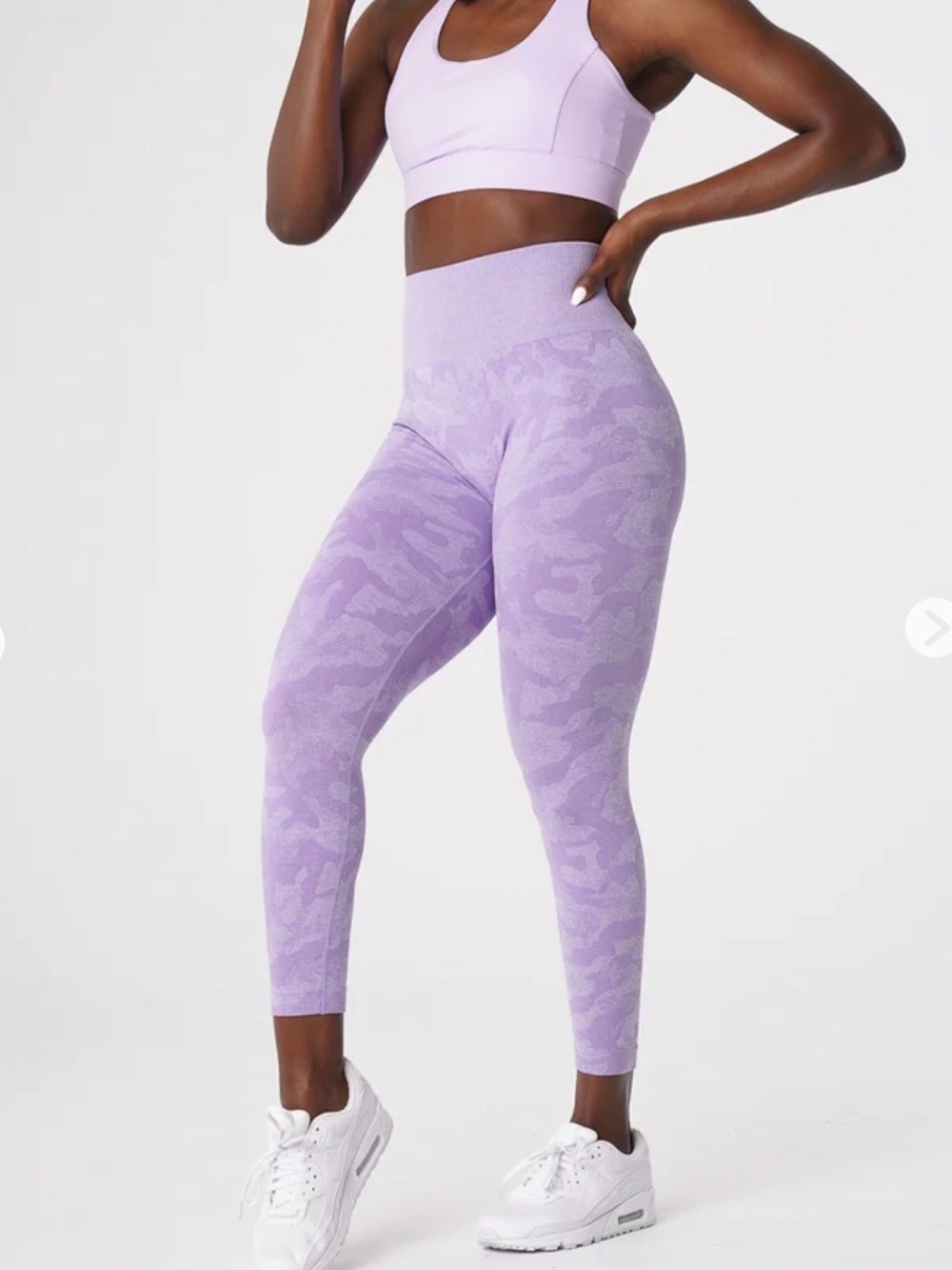 NVGTN Lilac Camo Seamless Leggings